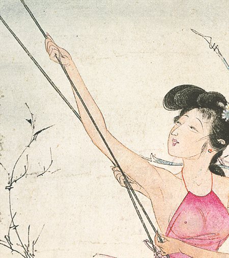 北碚-胡也佛的仕女画和最知名的金瓶梅秘戏图